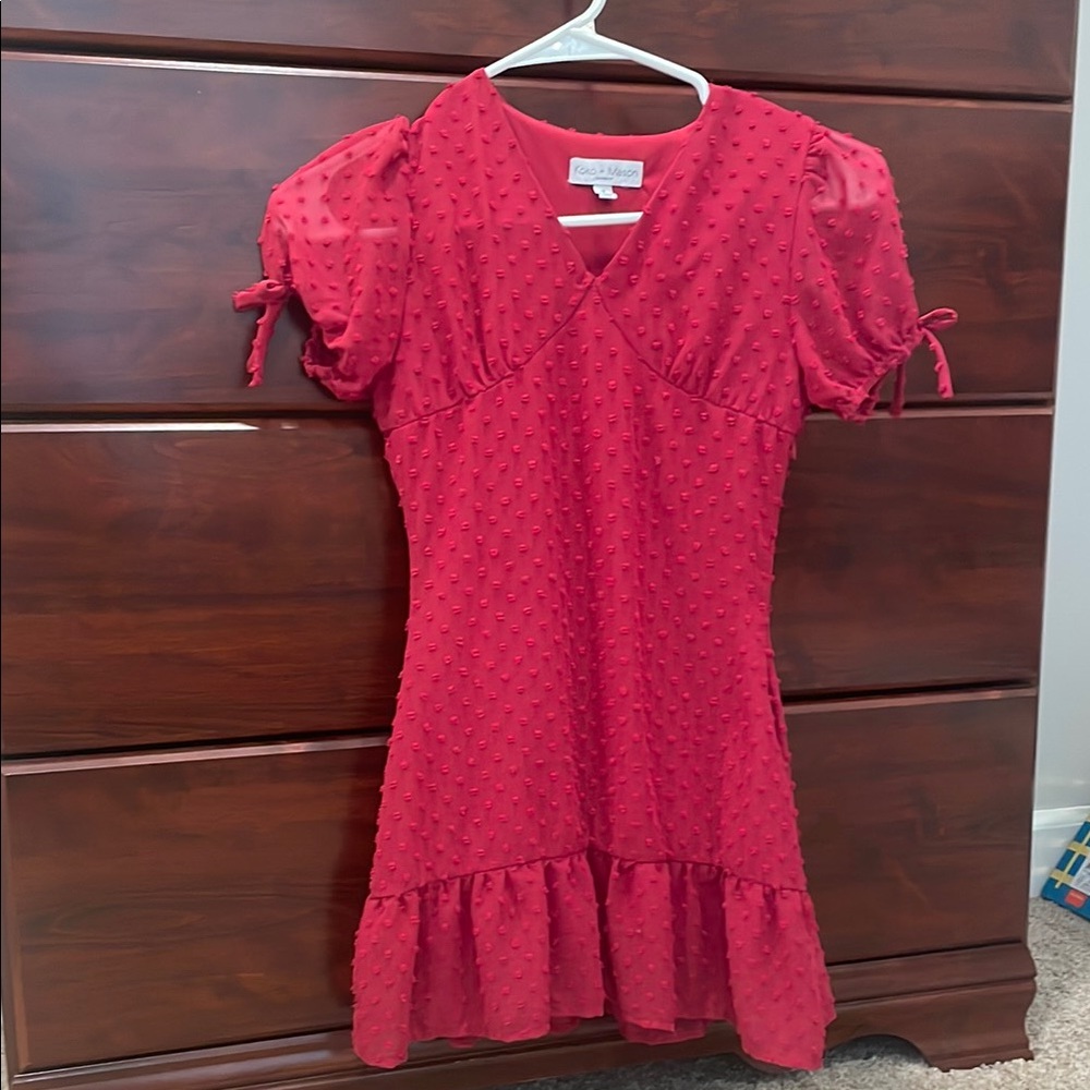 Red Kids Casual Dress